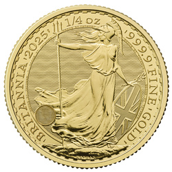 Britannia 1/4 uncji Złota 2025