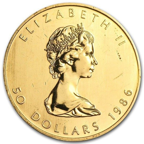 Maple Leaf 1 oz Gold 1986