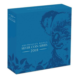 Australijska Koala 5 uncji Srebra 2018 Proof High Relief 