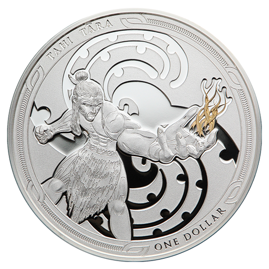 Ensemble de 2 pièces en argent Maui et la déesse du feu 2019 Proof