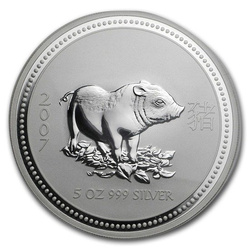 Lunar I: Rok prasete 5 uncí stříbra 2007