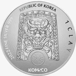 South Korea: ZI:SIN Tigris 1 uncja Srebra 2022