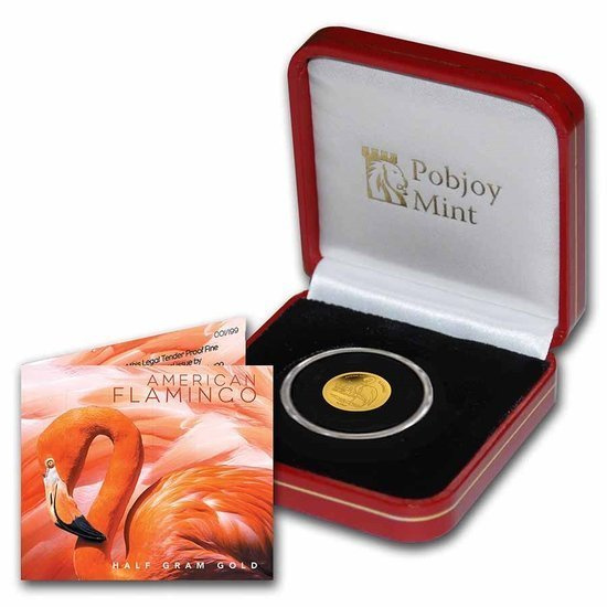 American Flamingo 1/2 gramm Gold 2021