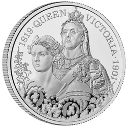 2‑Münzen‑Set „The Life of Queen Victoria“ £5, Silber, 2026, Polierte Platte (Proof)