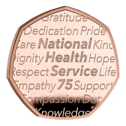 Sada 5 mincí Velká Británie Zlato 2023 Proof Pamětní mince