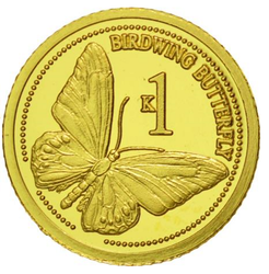 Mariposa 0.5 g Oro 2011 Proof