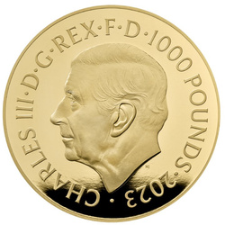 Juego de 2 monedas Grandes Grabadores: Corona de Petición 2 x 1.000 gramos Oro 2023 Proof