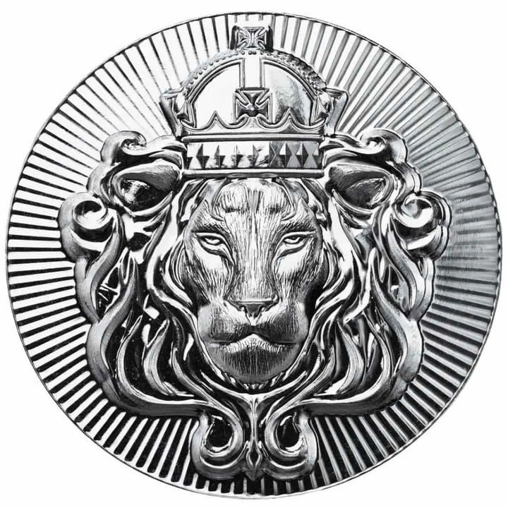 Medalie de argint Scottsdale Mint: Lion Stacker 1 uncie de argint