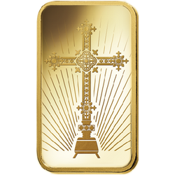5 grammi Lingotto d'oro Pamp Suisse Cristianesimo
