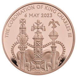 The Coronation of His Majesty King Charles III £5 Złoto 2023 Proof 