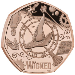 Wicked 50p Gold 2026 Proof
