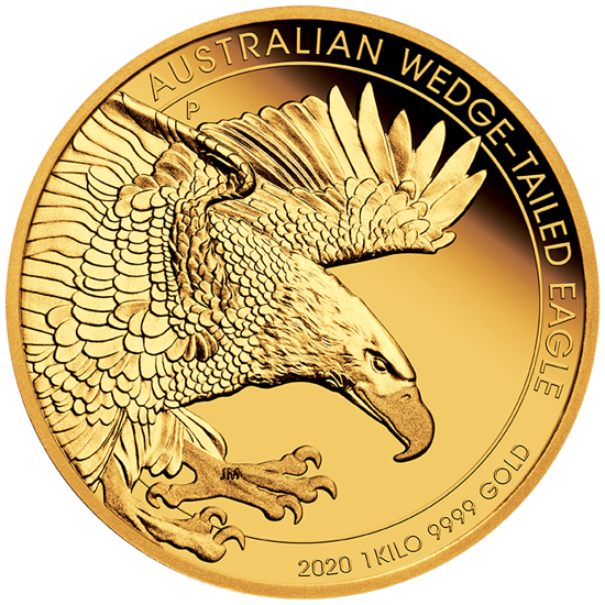 Orzeł Australijski 1000 gramów Złota 2020 Proof
