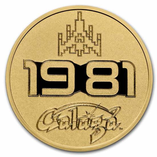 Niue: Galaga - 40th Anniversary 1 oz Gold 2021 