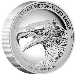 Australský orel 5 uncí stříbra 2022 Proof Ultra High Relief