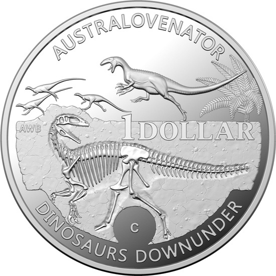 Australští dinosauři 11,66 gramů stříbra 2022 Proof
