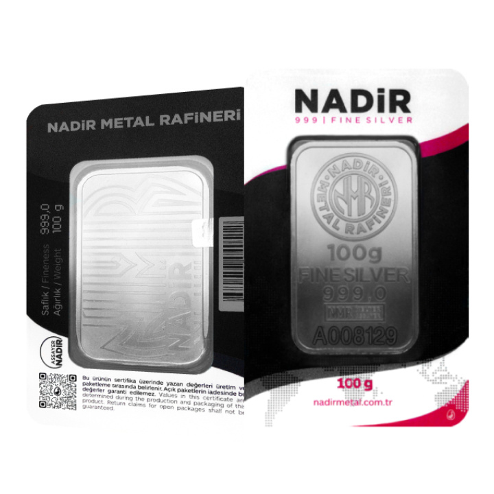 Lingot Nadir 100 g Argent