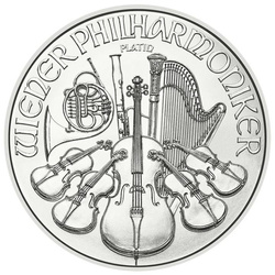 Wiedeński Filharmonik 1/25 uncji Platyny 2023