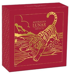 Lunar III : Année du Tigre 1 once d'or 2022 Proof