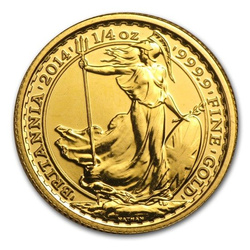 Britannia 1/4 uncji Złota 2014 Stan 2
