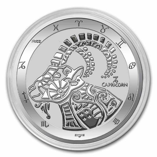 Tokelau: Zodiac Series - Capricorn 1 oz Silver 2022