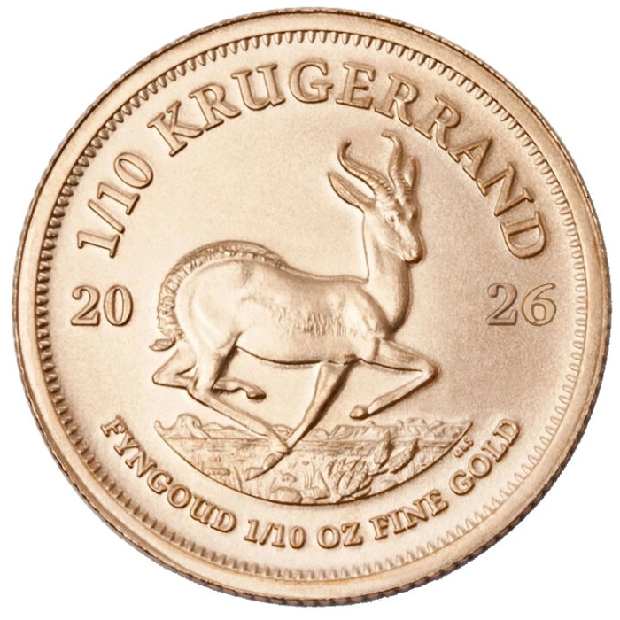 Krugerrand 1/10 uncia arany 2026