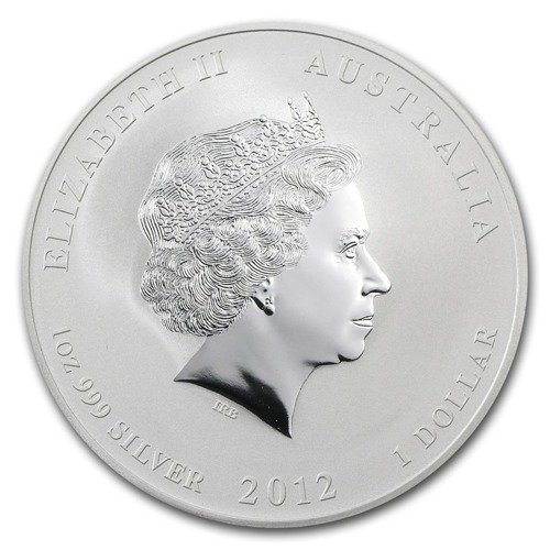 Lunar II: Año del Dragón 1 oz Plata (León Privado)