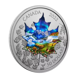 Canada: Canadian Collage colorized 3 oz Silber 2022 Proof