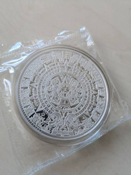 Samoa: Aztec Calendar 5 oz Silber 2021 Prooflike