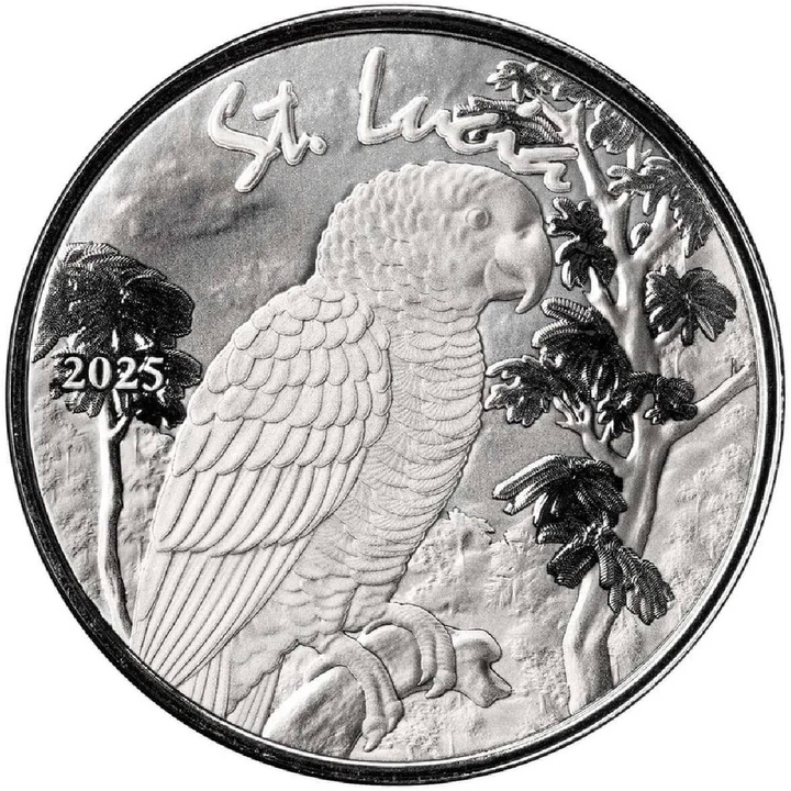 St. Lucia Parrot 1 oz Silver 2025