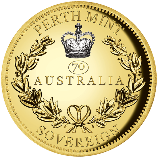 Soberano Australiano de Oro 2022 Proof Alto Relieve Piedfort Coin