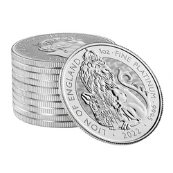 The Royal Tudor Beasts: León de Inglaterra 1 oz Platino 2022
