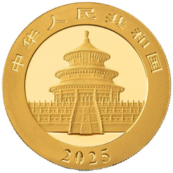 Chińska Panda 30 gramów Złota 2025