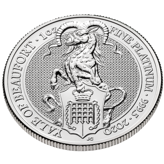 Bestias de la Reina: Yale Beauforts 1 oz Platino 2020