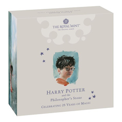 Harry Potter 25e anniversaire 50 pence d'or 2022 Proof