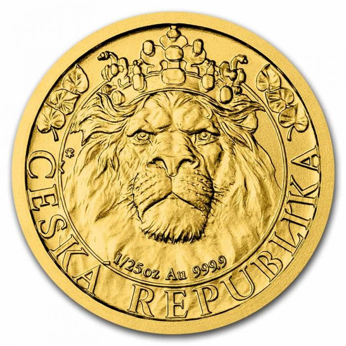 Niue: Czech Lion 1/25 oncia d'oro 2022