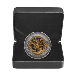 Canada: Allegory of Freedom $50 Silber 2024 Gilded Antiqued Coin