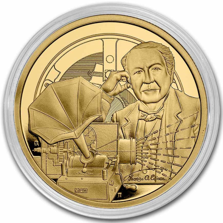 Niue: Icons of Inspiration - Thomas Edison 1 oz Gold 2023 Coin