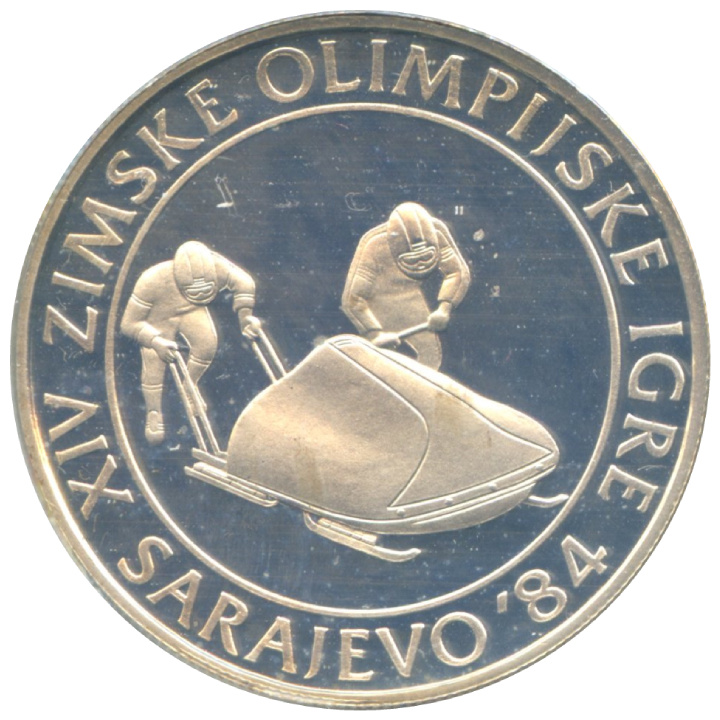 Set di 15 monete d'argento Jugoslavia: Olimpiadi invernali di Sarajevo 1984 Proof