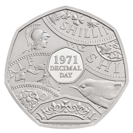 A tizedes nap 50. évfordulója 2021 Proof