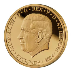 St. Helena: Lucky Angel 1 Unze Gold 2024 Proof Münze