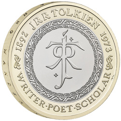Celebrating the Life and Work of JRR Tolkien £2 Cupro-nickel 2023