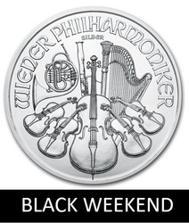 Black Weekend 2020: Filarmonica di Vienna 1 oncia d'argento 2020