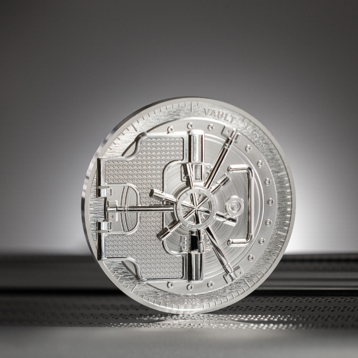 Cook Islands: Vault 3 uncje Srebra 2023 Proof Ultra High Relief