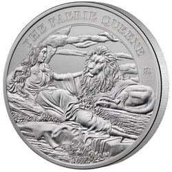 St Helena: Faerie Queene - Una & Lion 1 uncja Srebra 2024