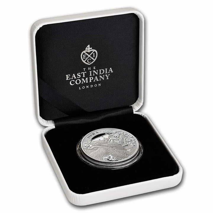 Sant'Elena: Dea - Era e il pavone 1 oncia d'argento 2022 Proof