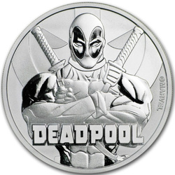 Tuvalu : Deadpool 1 once d'argent 2018