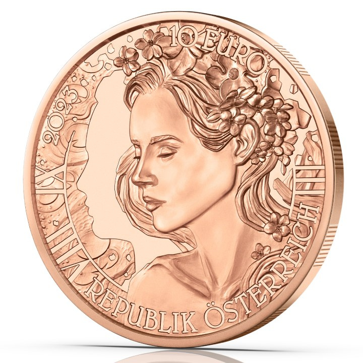 The forget-me-not 10 Euro měď 2023