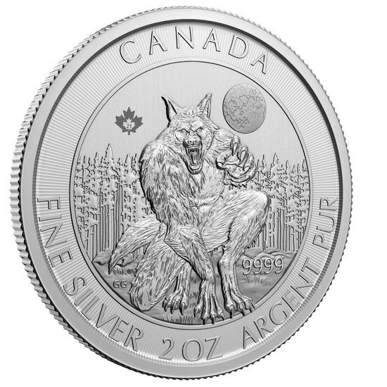 Creatures of the North: The Werewolf 2 oz Silver 2021