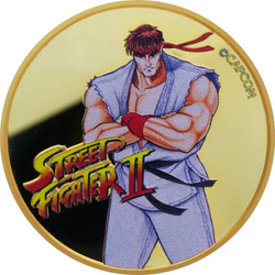Street Fighter II: Ryu kolorowany 30. rocznica gry 1 uncja Złota 2021