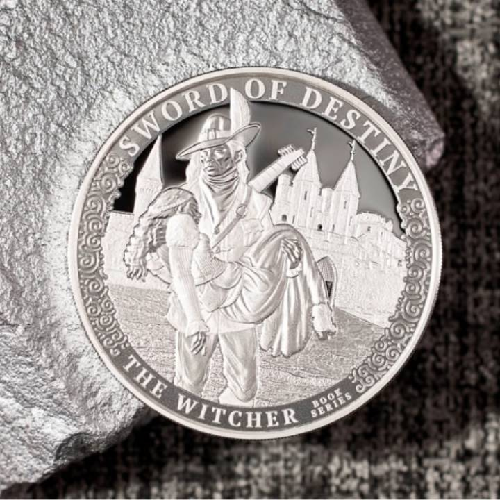 Cameroon: The Witcher Book Series - Sword of Destiny 1 uncja Srebra 2024